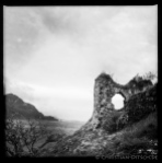 Die Strome Castle Ruine am Loch Carron. 21.5.2015
